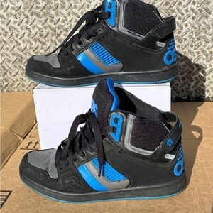Osiris NYC 83 LTE Rare Blue Black Men's High Top Skate Shoes Size 7.5